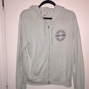 Victoria's Secret pink zip up sweatshirt